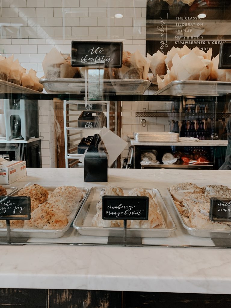 Example of baked goods for sale at Magnolia Silos