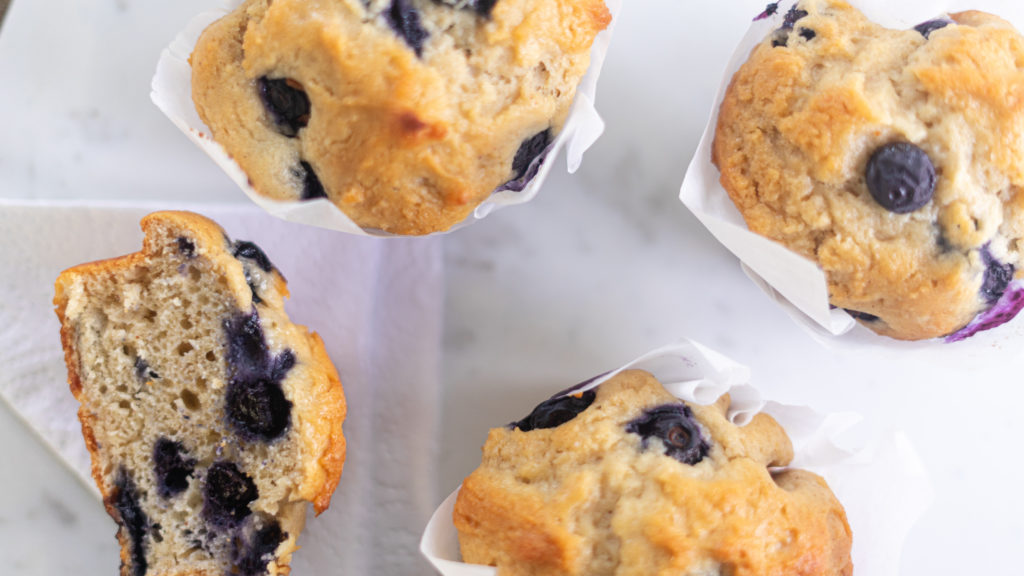 Bakery blueberry muffins