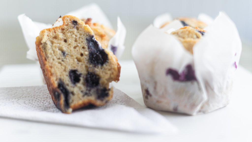 Big Beautiful Blueberry Muffins